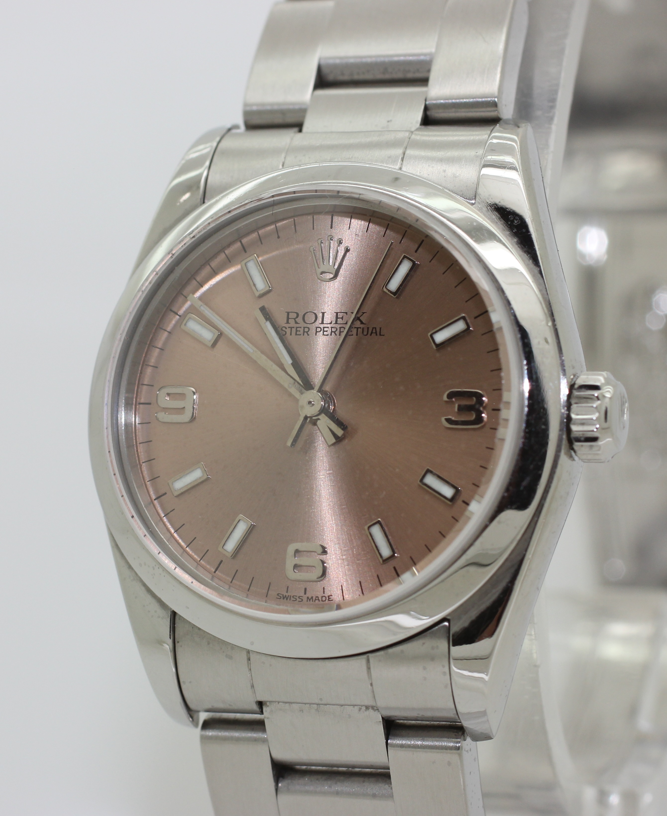 2003 Ladies Stainless Steel Rolex Datejust Midi 31mm Bronze Dial - Box & Papers